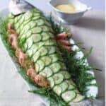Recipe-Whole poached and dressed salmon